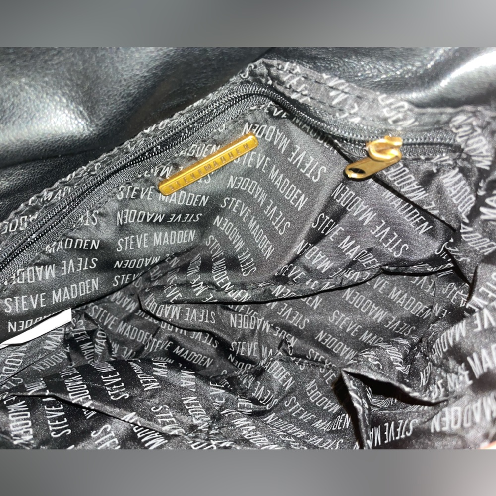 Steve Madden black Bag-NWOT - Picture 4 of 8